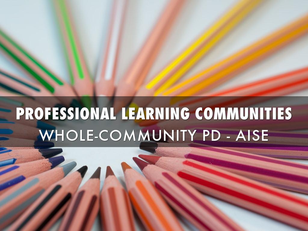 PROFESSIONAL LEARNING COMMUNITIES 