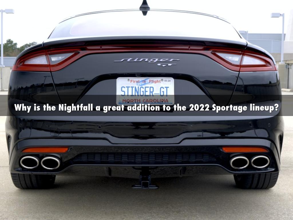Why is the Nightfall a great addition to the 2022 Sportage lineup?