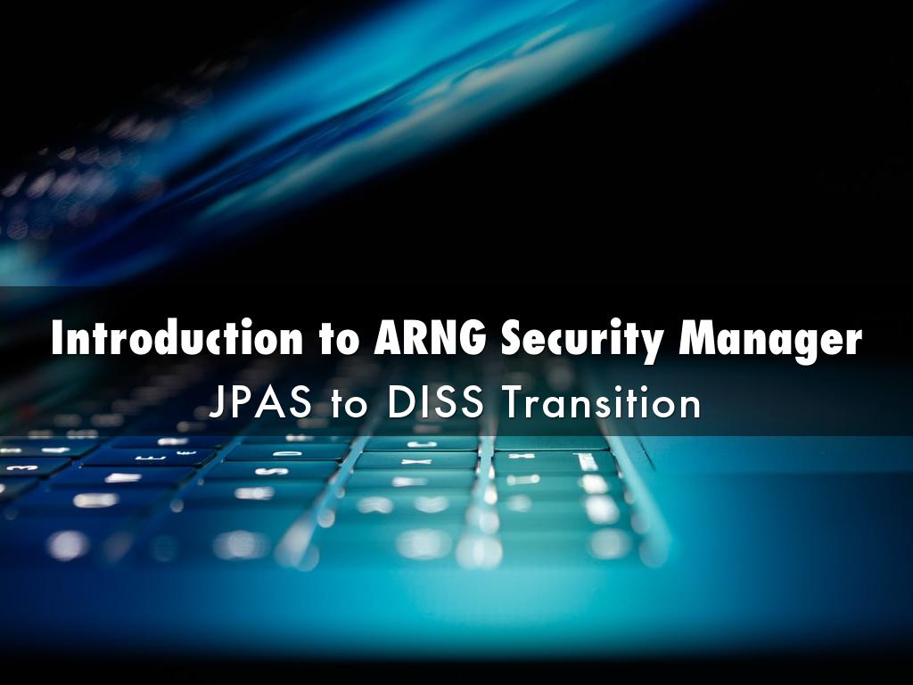 ARNG Security Manager