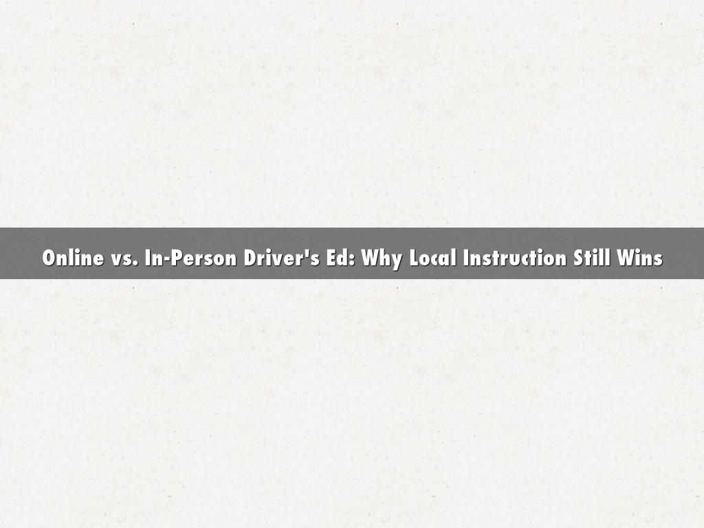 Online vs. In-Person Driver's Ed: Why Local Instruction Still Wins