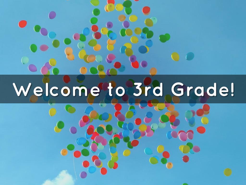 Welcome to 3rd Grade!