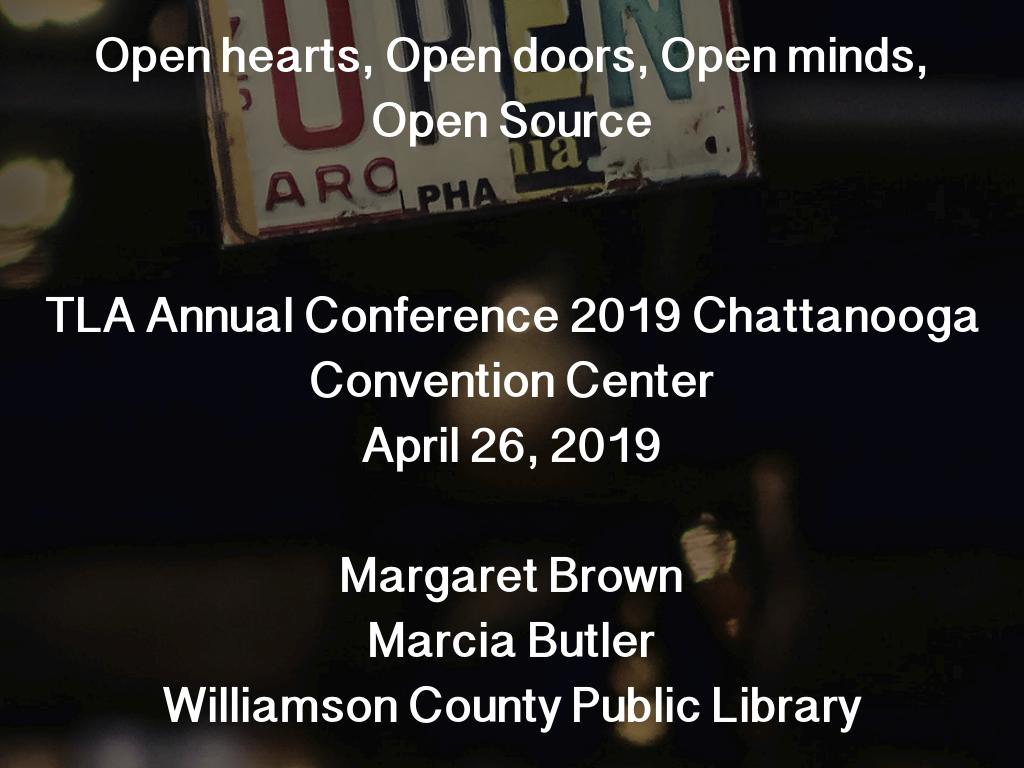 Why did we consider open source?