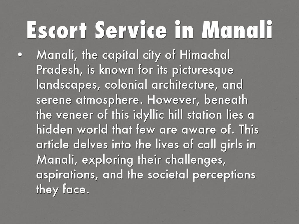 Escort Service in Manali