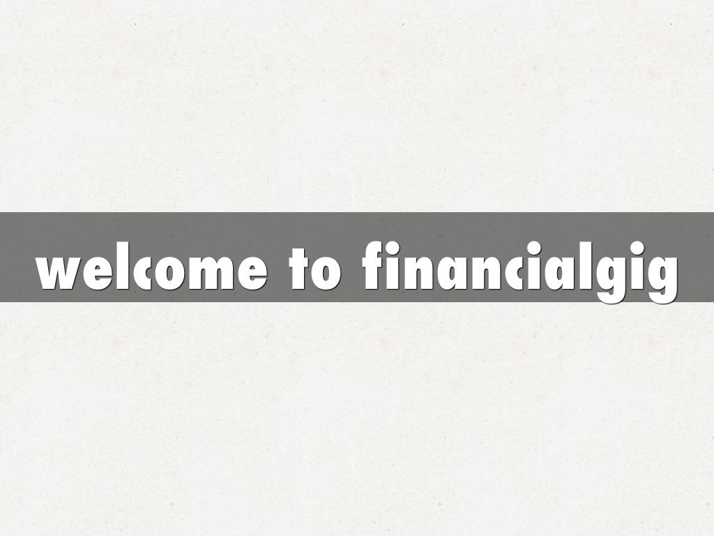 welcome to financialgig