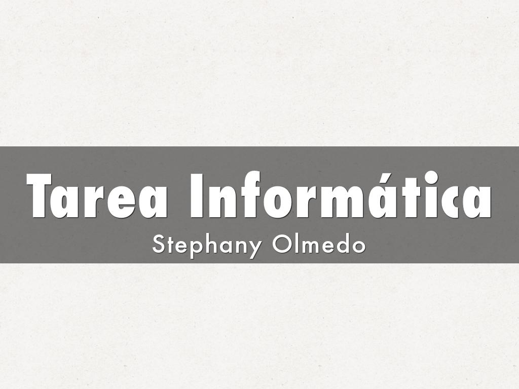 Tarea Informática