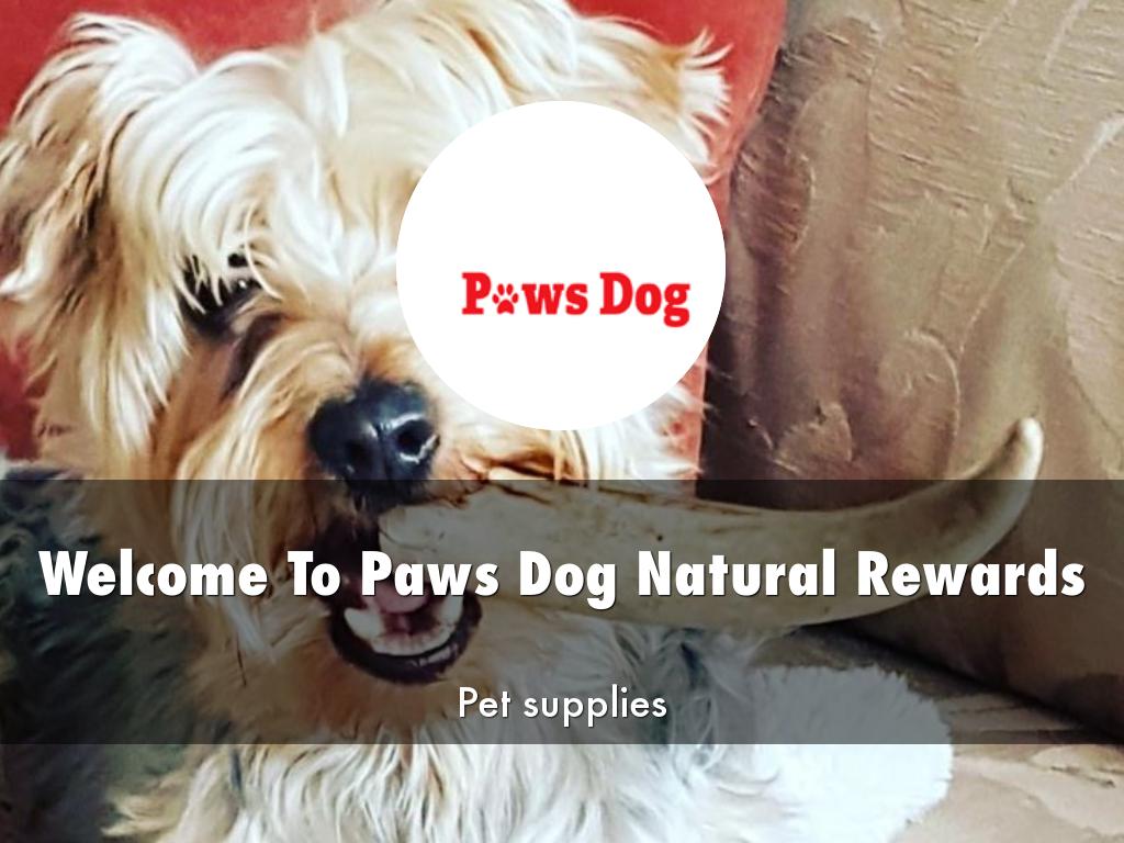 Paws Dog Natural Rewards presentation