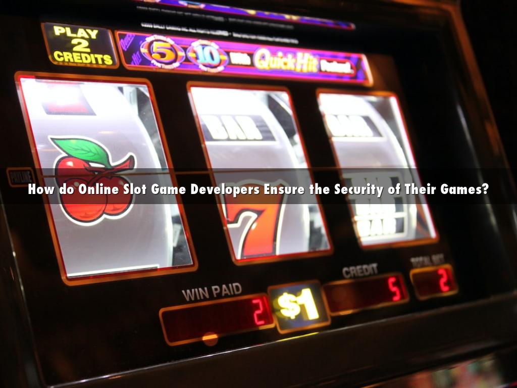 How do Online Slot Game Developers Ensure the Security of Their Games?
