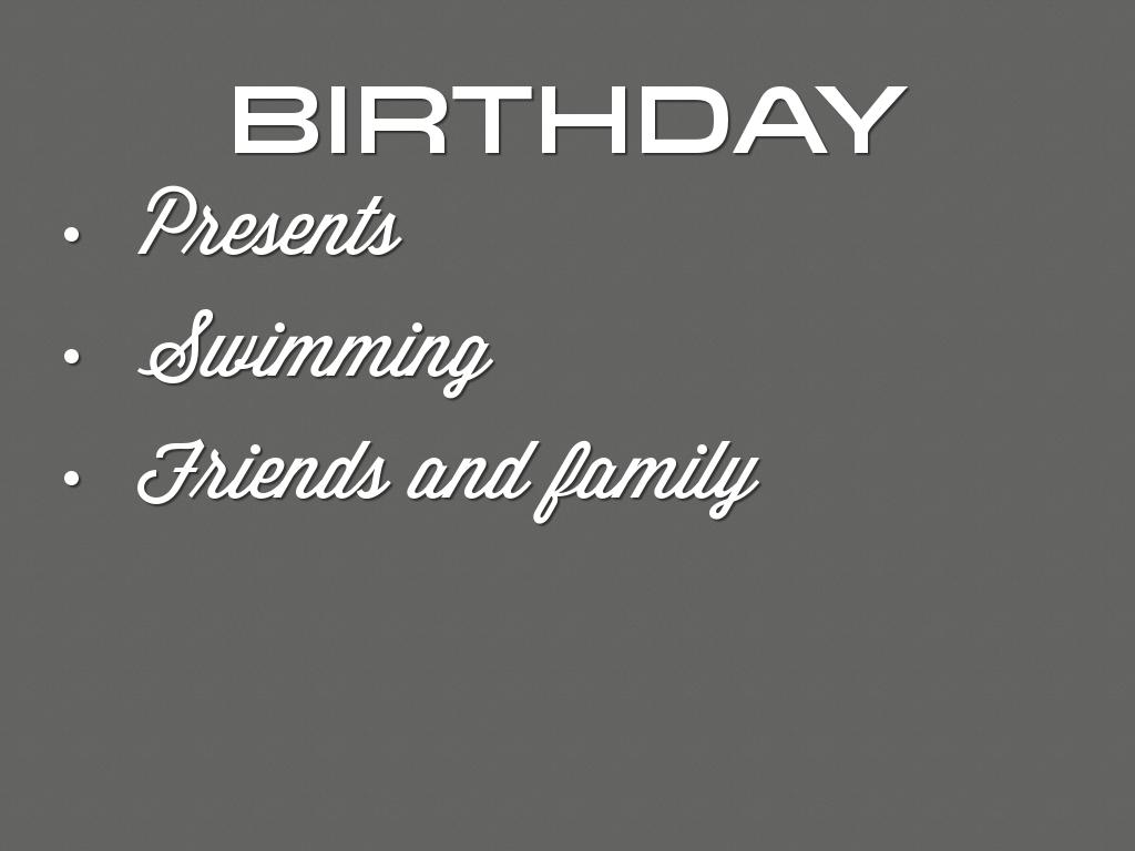Birthday