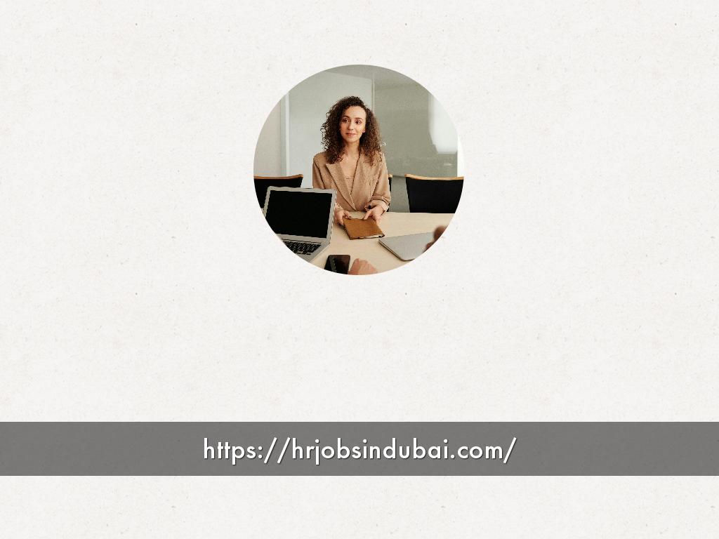 Hr Jobs in Dubai