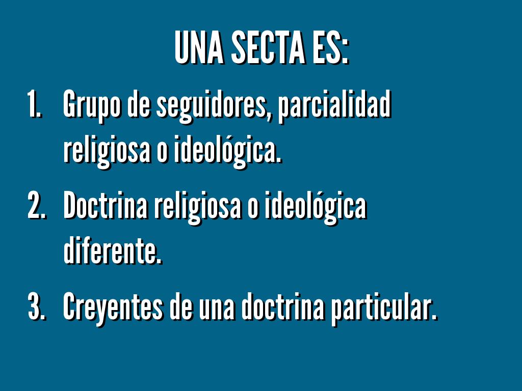 LAS SECTAS by Sergio Piñeyro