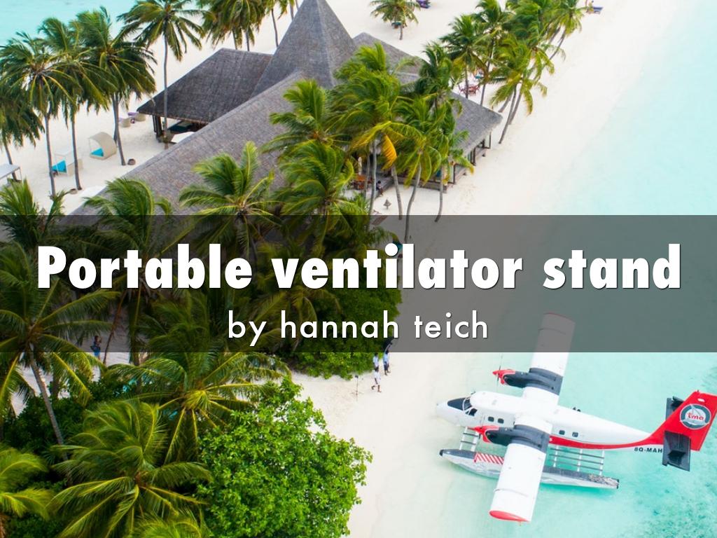 Portable ventilator stand