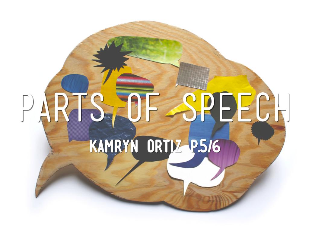 Parts Of Speech Project 