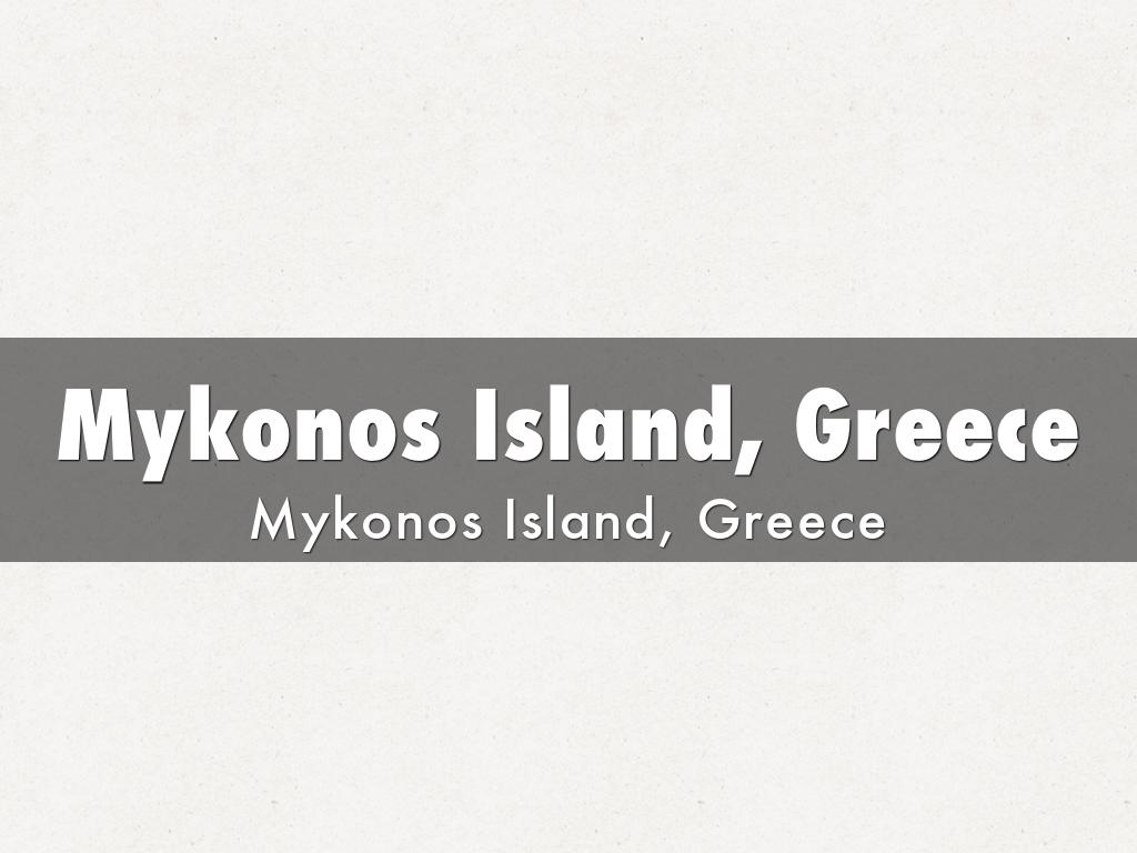 Mykonos Island, Greece