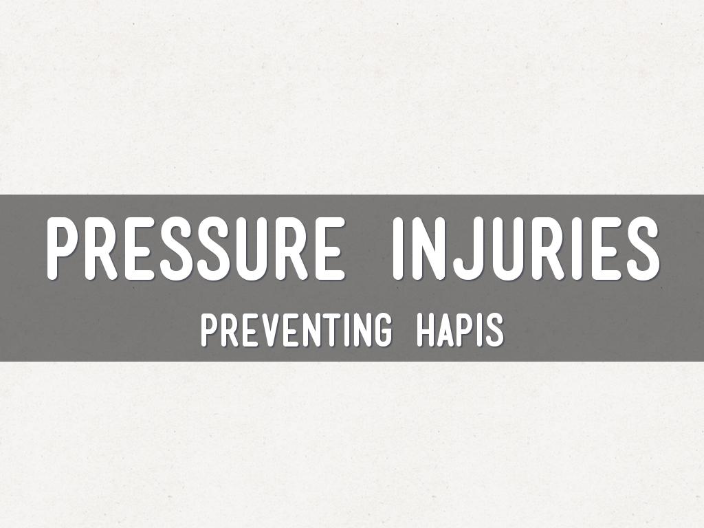 Pressure Injuries