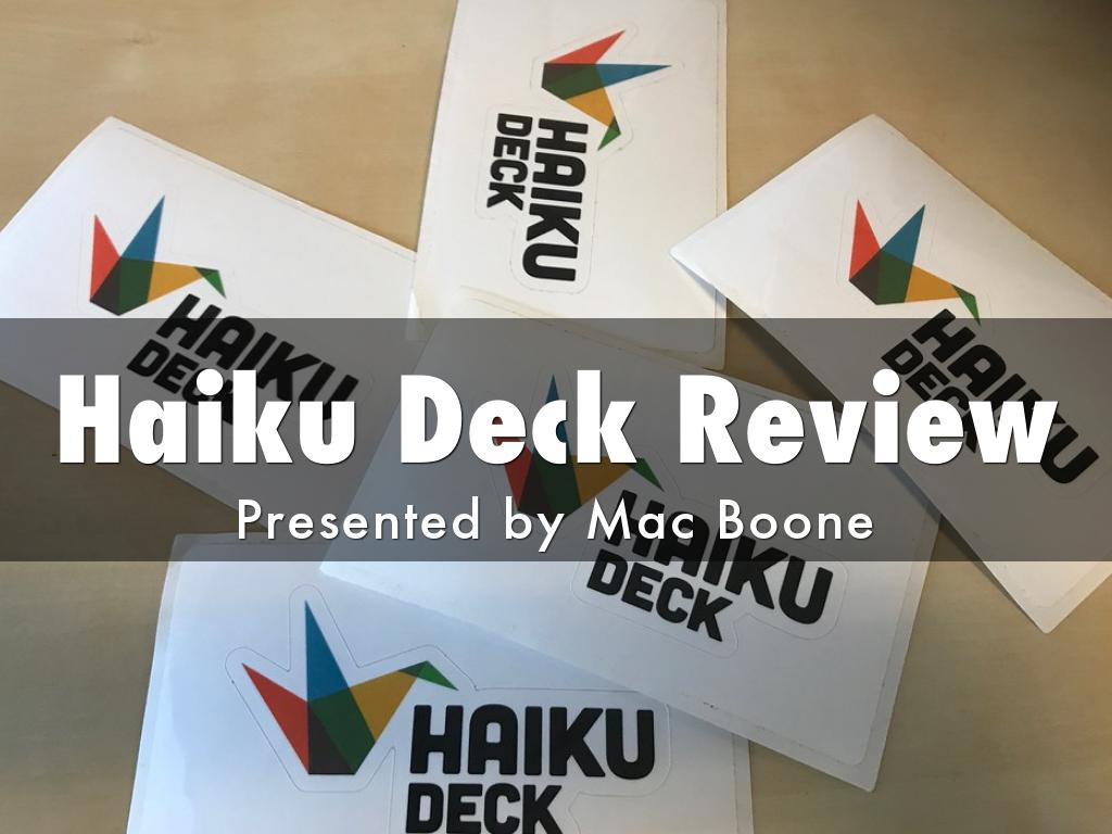 How to Use Haiku Deck