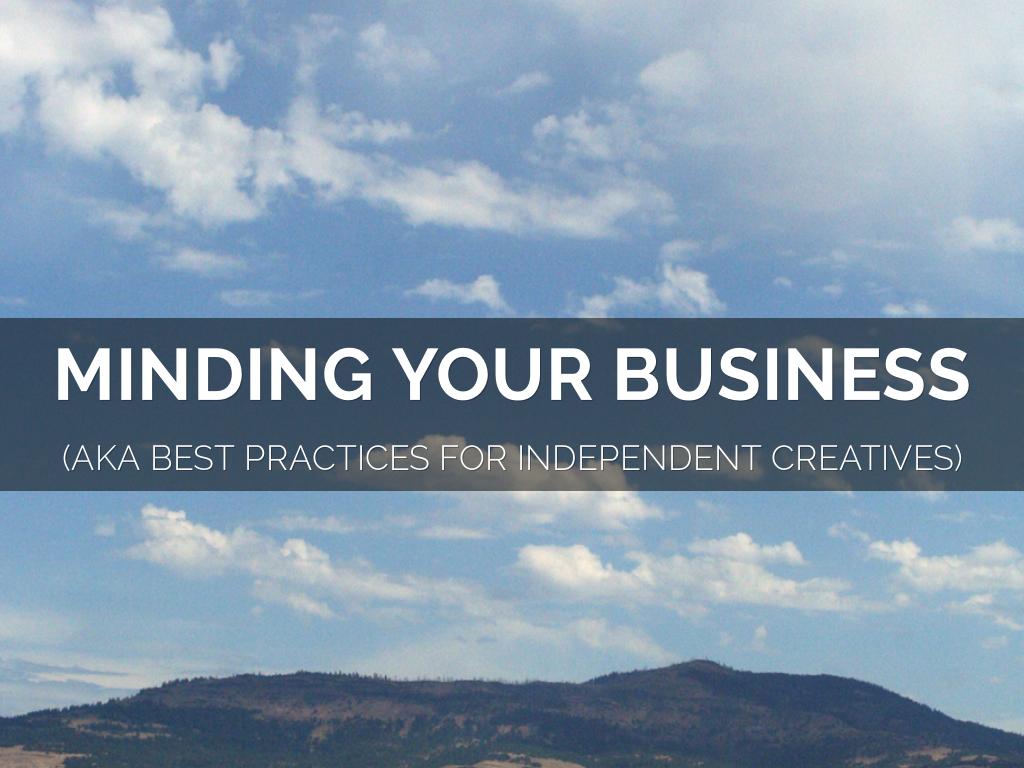 Minding Your Business