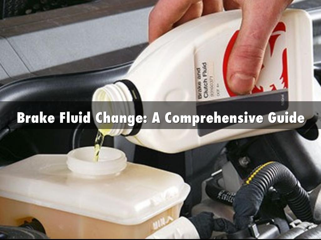 Brake Fluid Change: A Comprehensive Guide