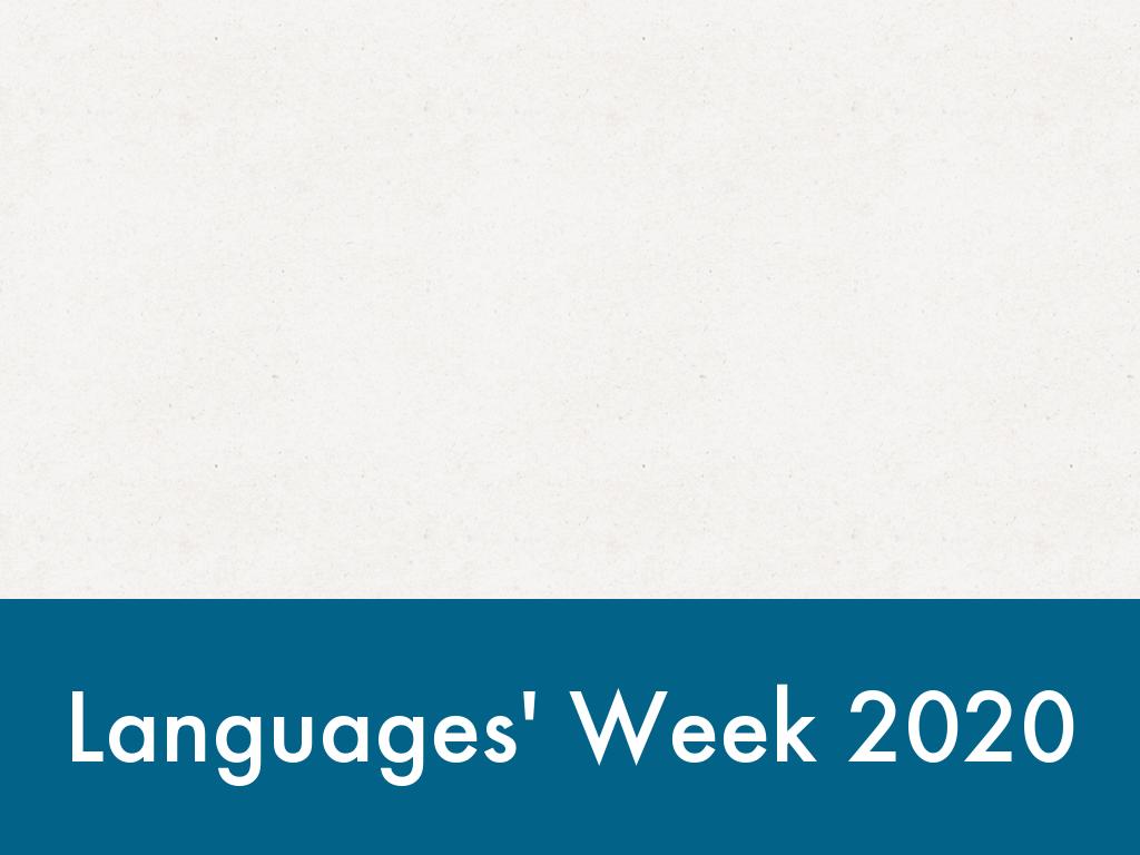 Languages' Week 2020