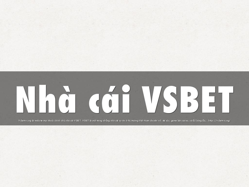 Nhà cái VSBET