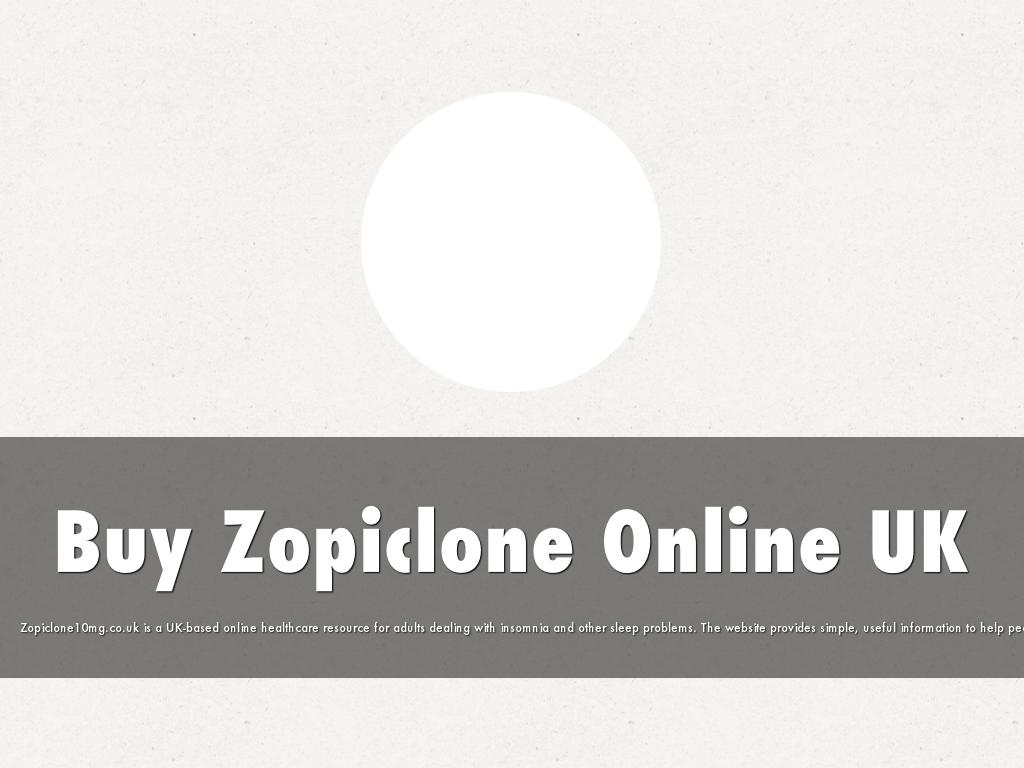 Buy Zopiclone Online UK
