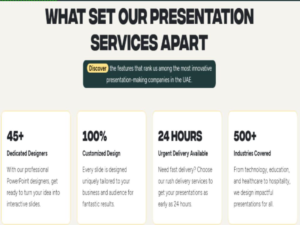 PPT UAE – Business PowerPoint Designers