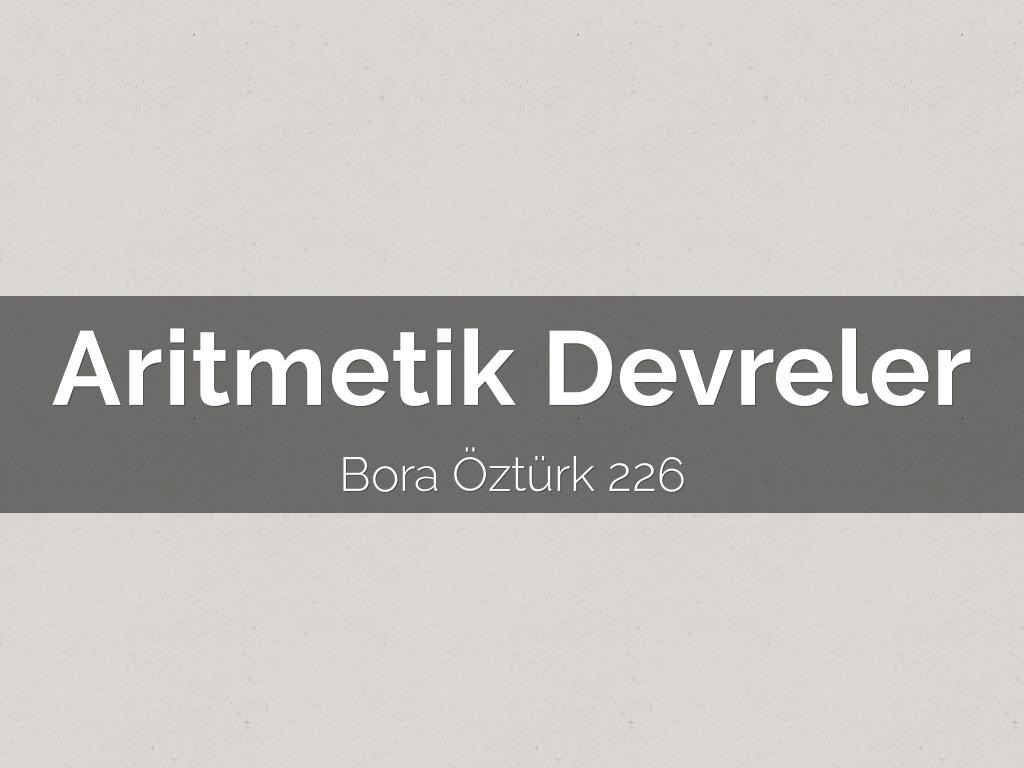 Aritmetik Devreler