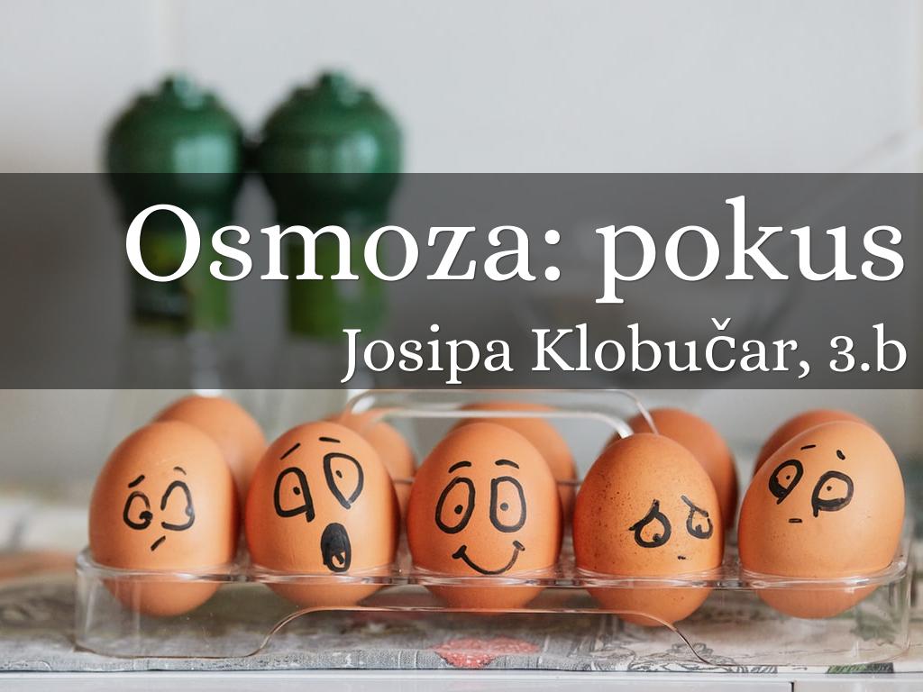 Osmoza: pokus