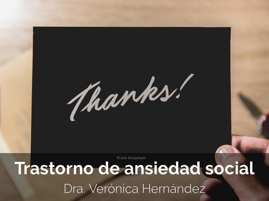 Trastorno de ansiedad social