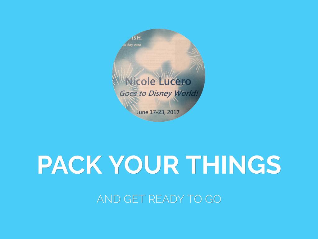 Nicole Is Going To Disneyworld!!