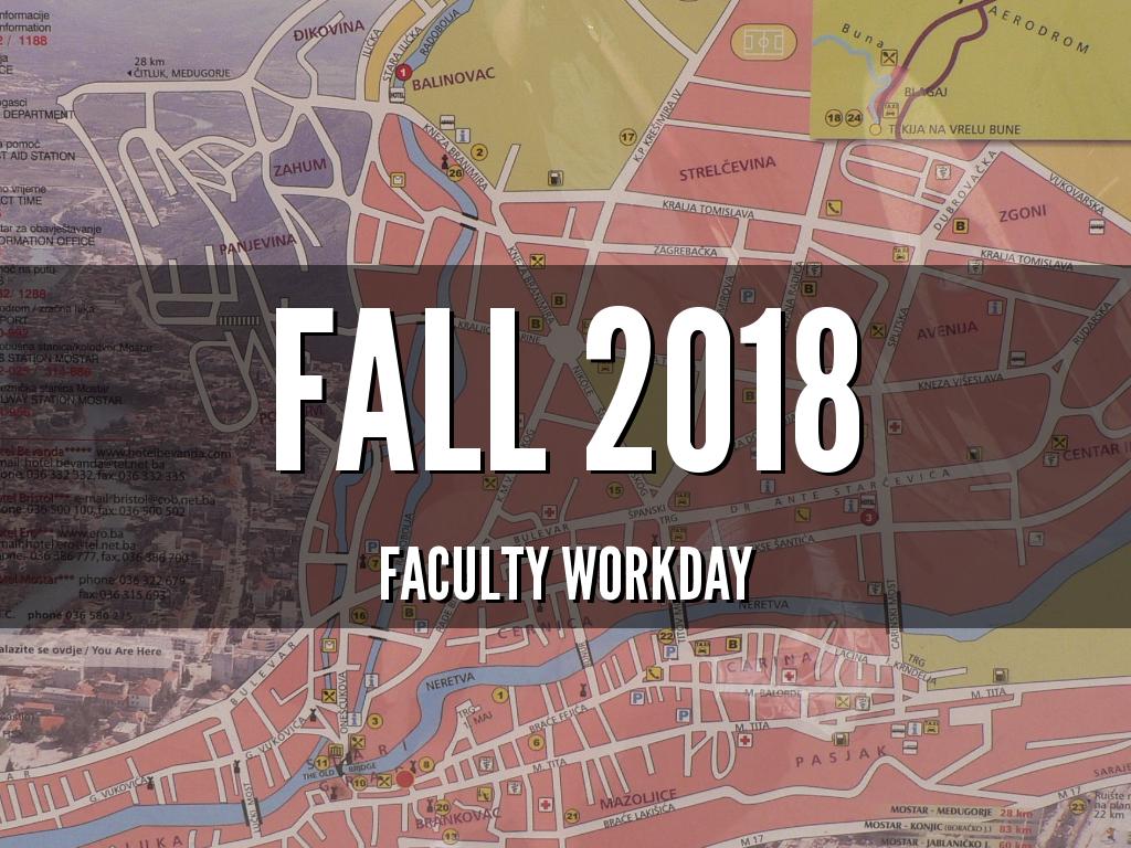 Faculty Workday 2018