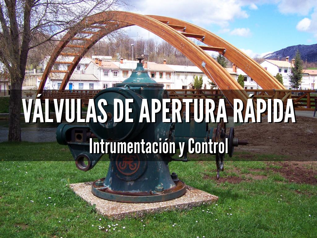 Válvulas de Apertura Rápida