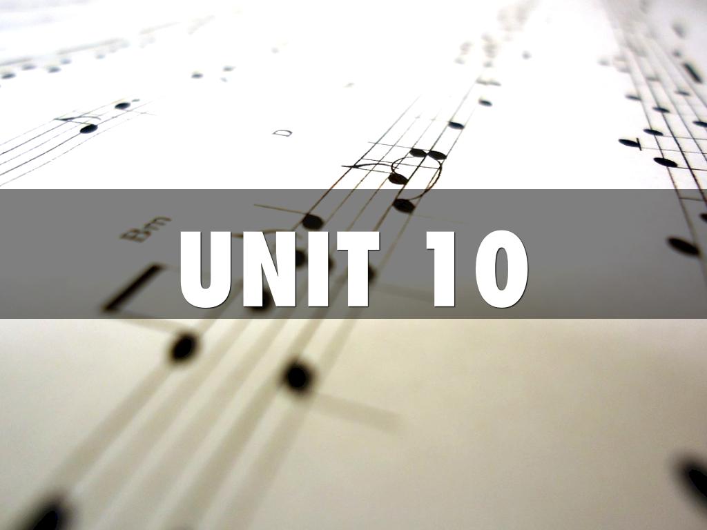 UNIT 10