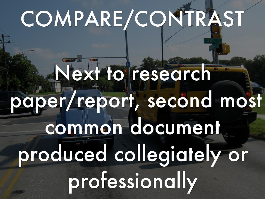 Composition I - Compare/Contrast by Tom Latuszek