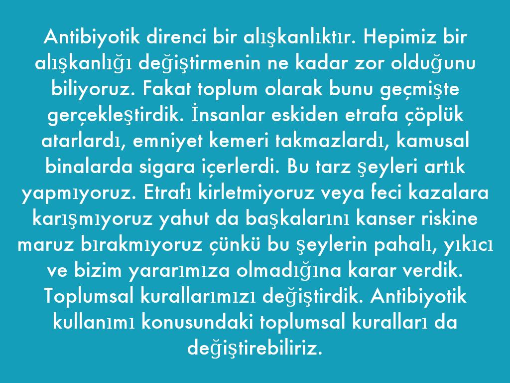 Antibiyotik direnci yüzünden 10 milyon kişi ölecek Antibiyotik direnci yüzünden 10 milyon kişi ölecek