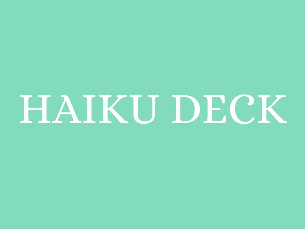 haiku deck