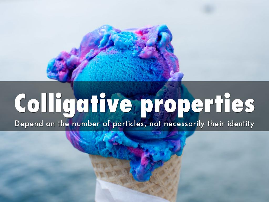 Colligative properties