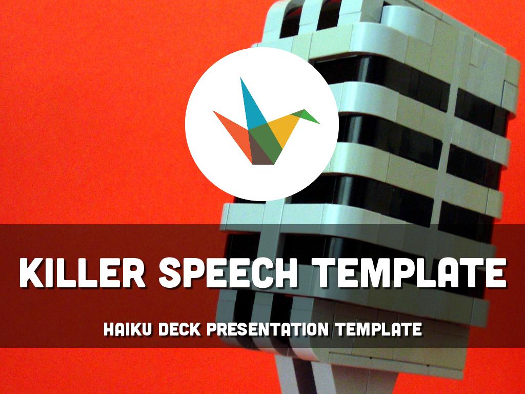 Copy of Killer Speech Template