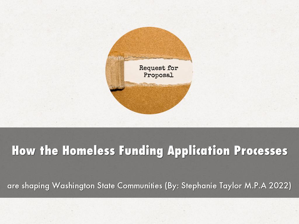 How the Homeless Funding Application Process