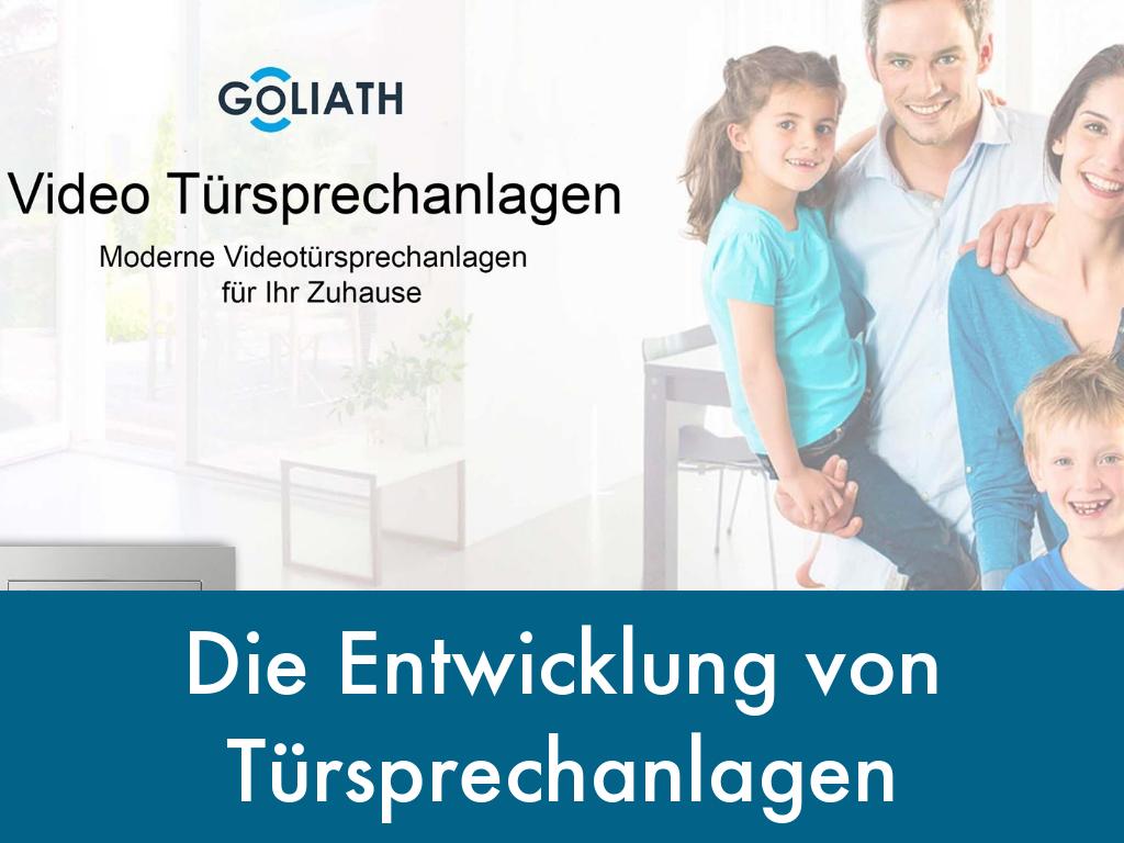Die Entwicklung von Türsprechanlagen