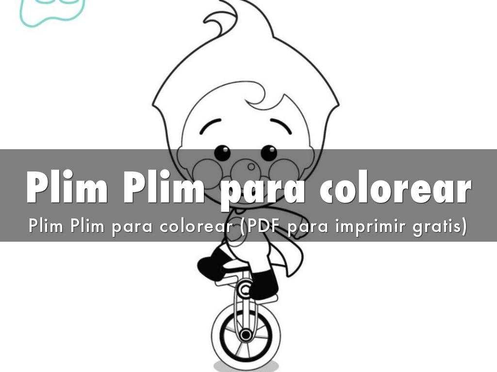Plim Plim para colorear