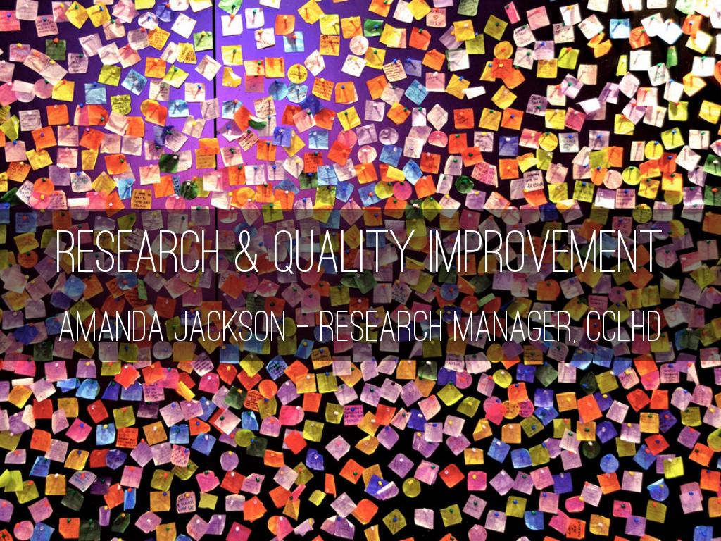 Research & Quality Improvement