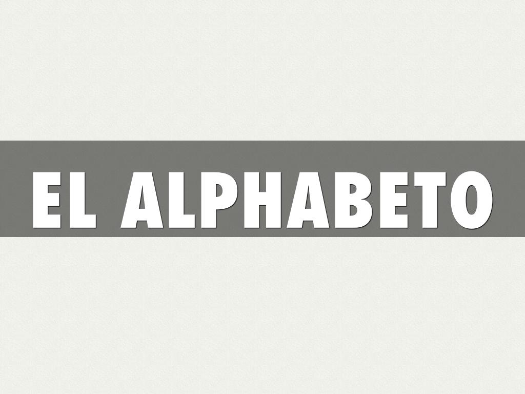 Alphabet 