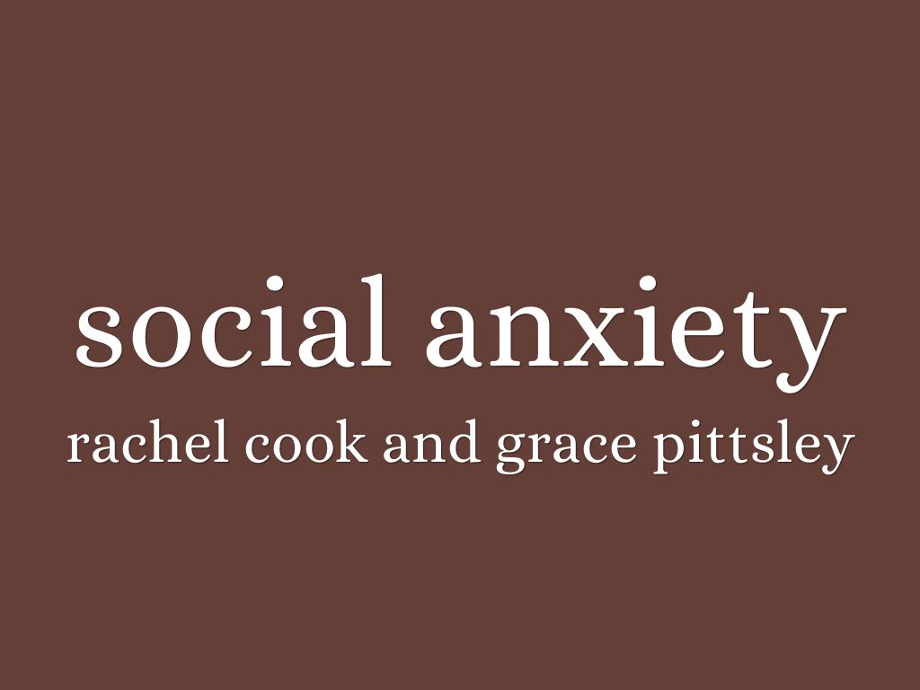 social anxiety