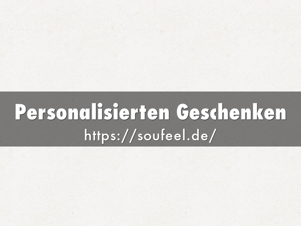 Personalisierten Geschenken