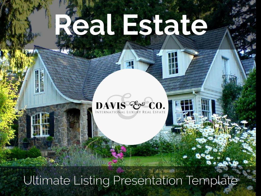 Copy of Real Estate Listing Presentation Template 