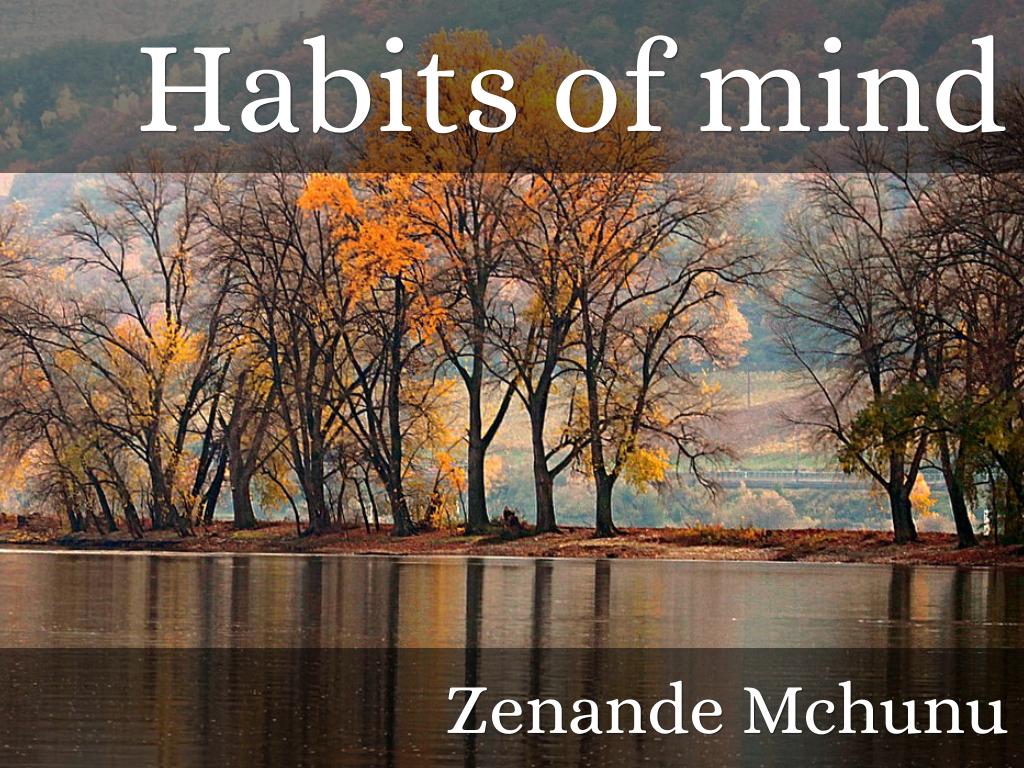 Habits of mind