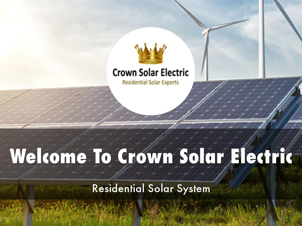 Crown Solar Electric Presentations