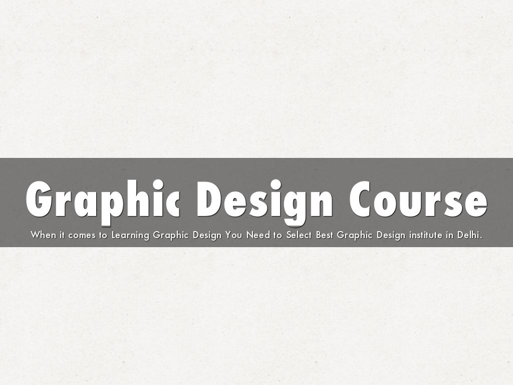 Graphic Design Course