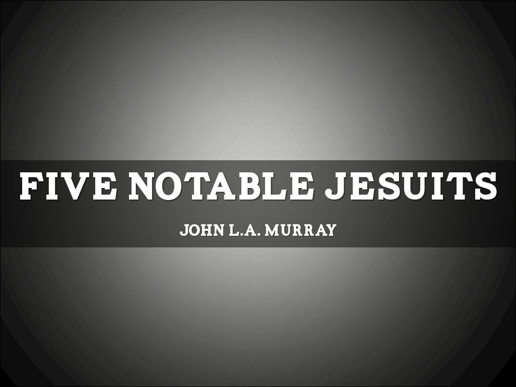 Notable Jesuits