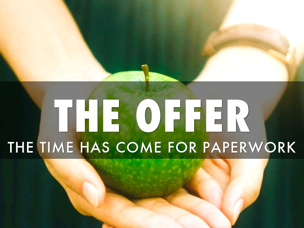 Training #3 - The Offer 